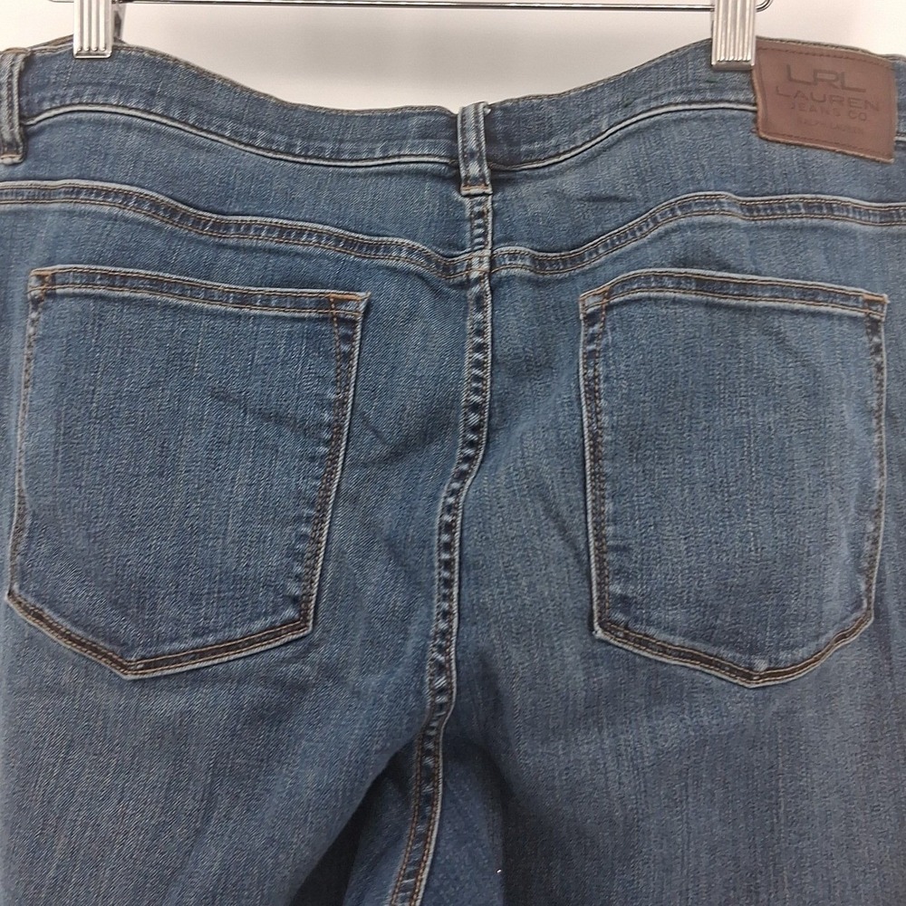 Lauren Ralph Lauren 18W Straight Leg Jeans Stretch Denim Classic Fit Plus Size - Picture 8 of 14